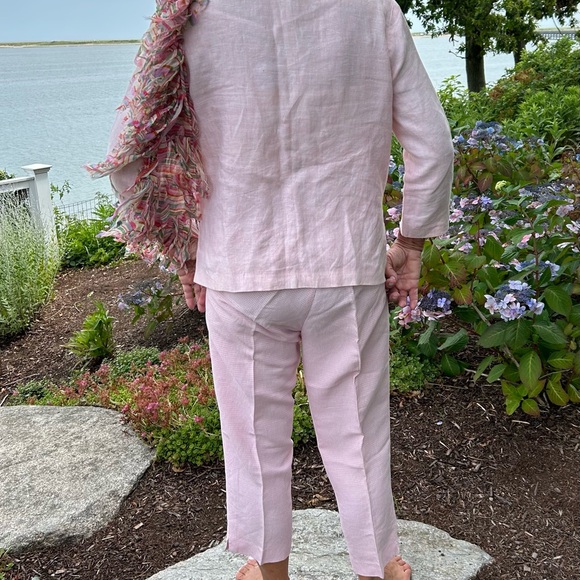 Preppy Gingham Cropped Pants Sz Euro 38 - Picture 2 of 7